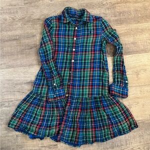 Polo Ralph Lauren  Plaid Kids Dress - Blue, Green, Red girls size 10